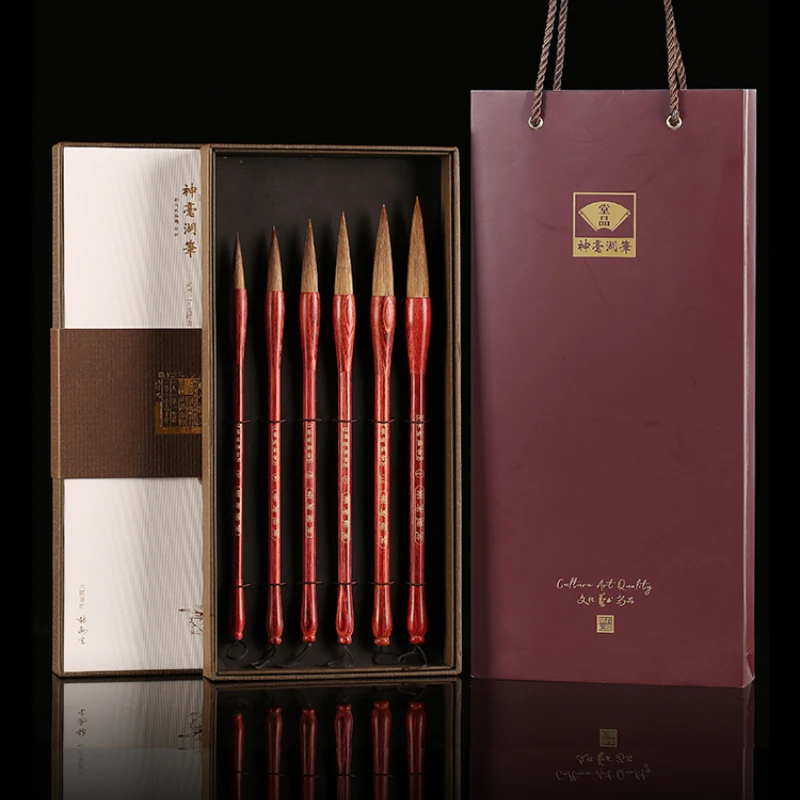 

Chinese Calligraphy Brush Pen Set Weasel Hair Watercolor Landscape Artist Painting Brush Stationery Tinta China Calligraphie