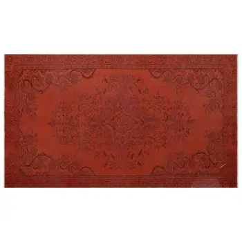 

Handmade Orange Vintage Overdyed Turkish Area Rug 160x280 Cm-5'3''X9'2''