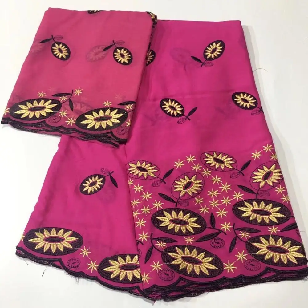 Цветные ткани Африканский хлопок кружева горячая Распродажа швейцарские кружева ткань из Дубая в африканском стиле ткани Высокое качество 7 ярдов