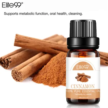 

Elite99 10ml Cinnamon Pure Essential Oils Aromatherapy Diffusers Essential Oils Massage Relieve Stress Oil Help Sleep Air Care