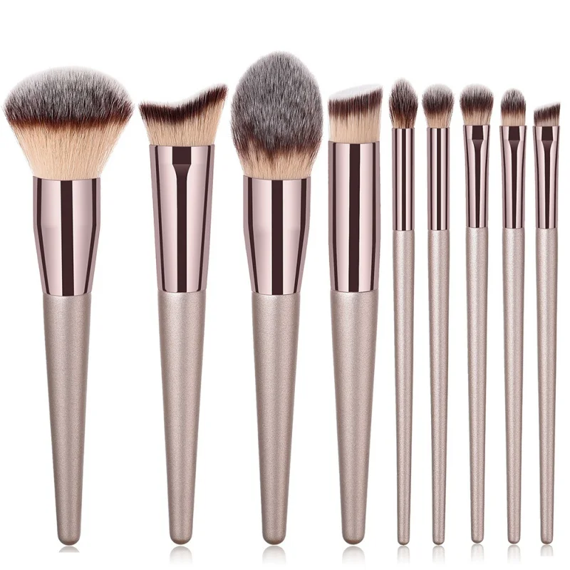 

Multifunction Makeup Brushes Champagne Gold Eyeshadow Brush Eyebrow Brush Foundation Brush Concealer Brush Makeup Tools Pro
