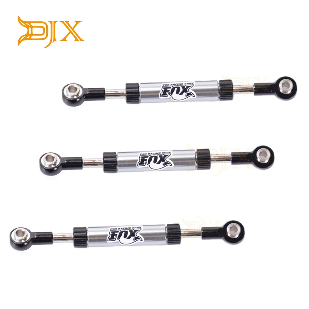 DJXAdjustableLengthServoLinkageSteeringLinkRodforAxialSCX10