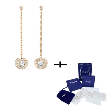 

2019 Fashion New High Quality GENERATION LONG Pierced Earrings Simple Temperament To Send Girlfriends Recommended Gifts