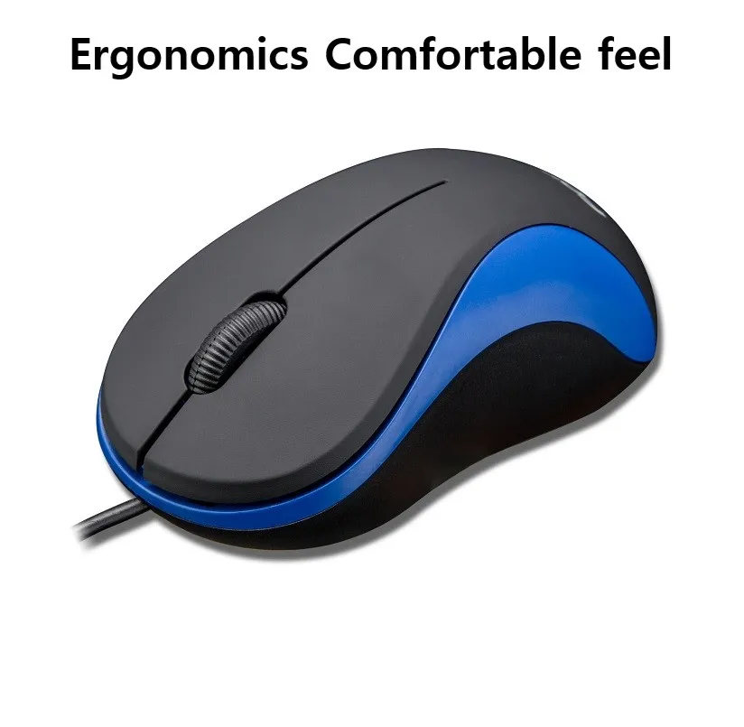 

XQ USB wired mouse high quality office computer mouse Ergonomic optical mouse mini potable slim mouse for laotop pc