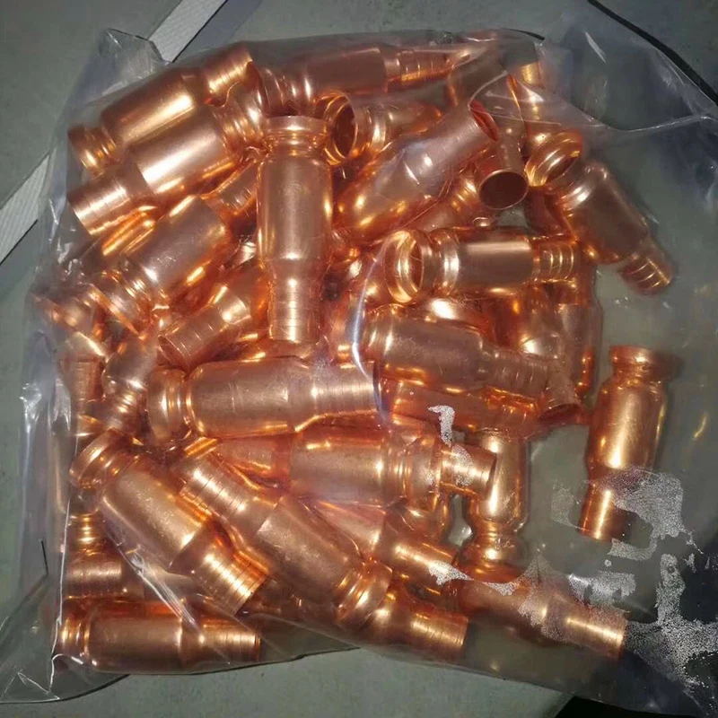 Red Copper Siphon Filler Pipe Manual Pumping Oil Pipe Fittings Siphon Connector Gasoline Fuel Water Shaker