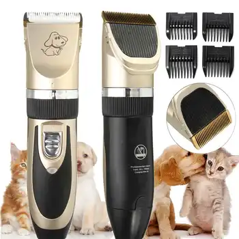 

Clippers Rechargeable Low-noise Pet Hair Clipper Remover Cutter Grooming Cat Dog Hair Trimmer Electrical Pets Hair Cut Machine