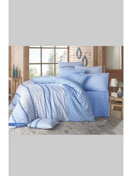 

Sefamerve Blue Linens Set 0001-1