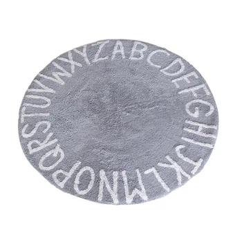 

Shower Gift Soft Playtime Kids Rug Toddlers Round Nursery 26 Alphabet Childrens Room Early Educational Playroom For Bedroom