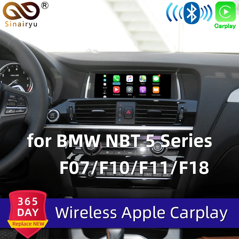 Sinairyu wifi беспроводной Apple Carplay Airplay NBT 5 серии F07 F10 F11 F18 2013 2017 для BMW Car Play Android авто