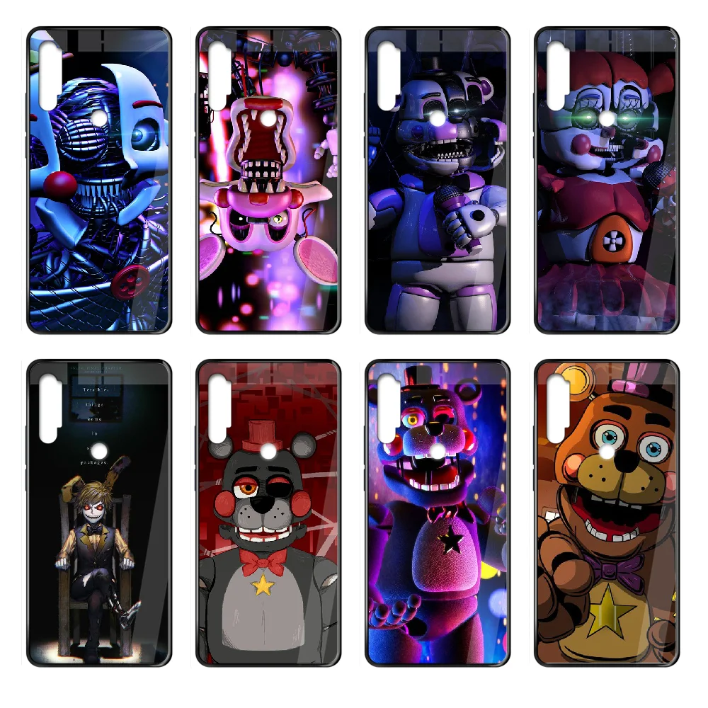 Чехол для телефона Five Nights at Freddy's FNAF корпус Xiaomi Redmi Note S2 4 5 6 7 8 K20 A S X Plus Pro черный