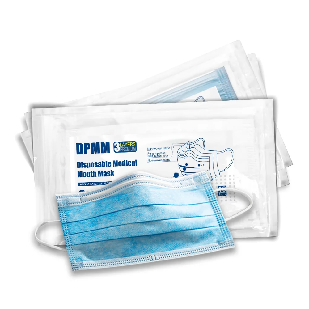 

5/200Pcs FACE MASK Disposable Protective Mask 3 Layer Nonwove Ply Mouth Mask Anti-Dust Anti-Fog Anti influenza mask PM2.5 KN95