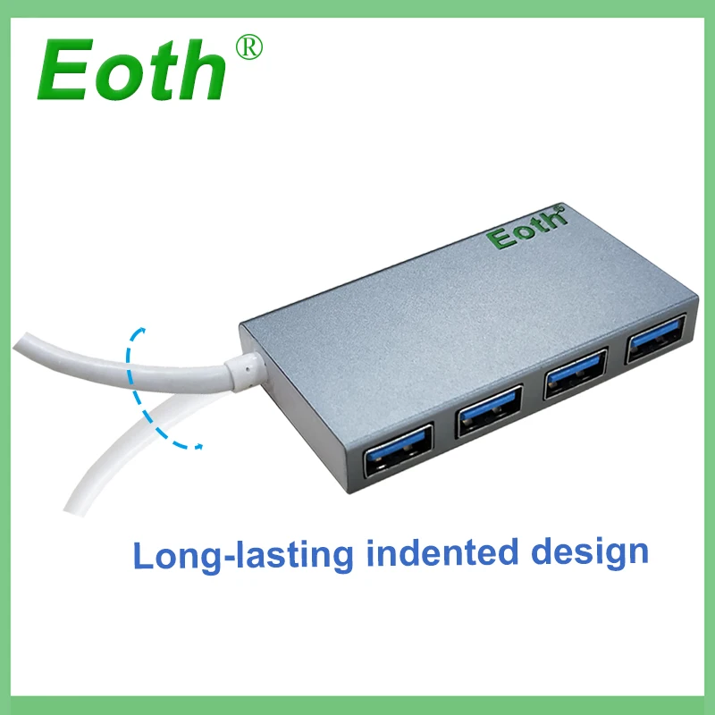 USB 3 0 hub адаптер 5 Гбит/с высокая Скорость 4 Порты и разъёмы s EOTH хорошего качества