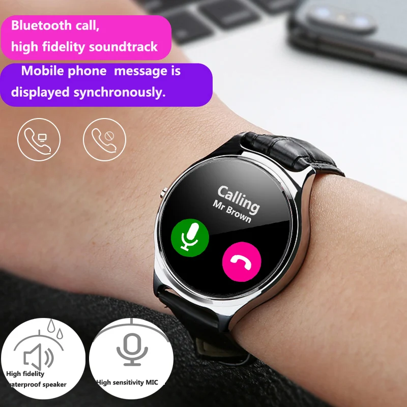 YOCUBY ECG Sport Smart Watch Report Heart Rate Sleeping Monitor HD Screen Swimming Fitness Tracker for iPhone wake up SIRI W18