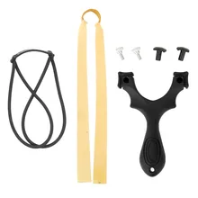  Powerful Professional Resin Pocket Slingshot rifle Hunting Sling Shot Adults Hunting Slingshot gun with two kinds Rubber Band 