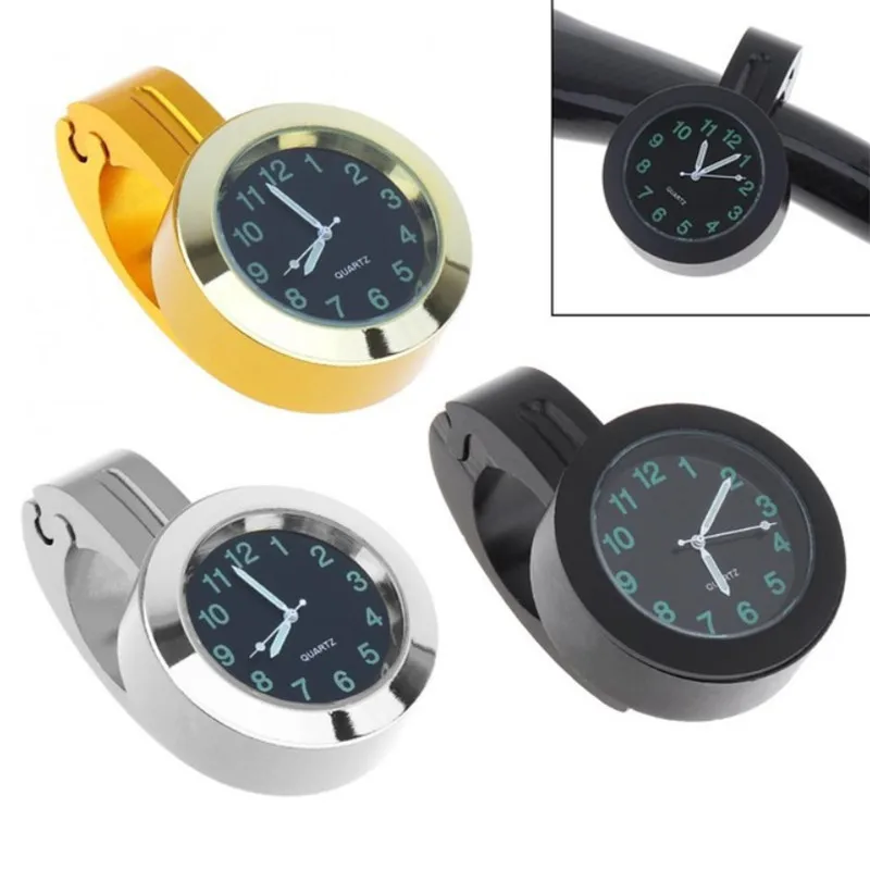 

Creative Mini Motorcycle Handlebar Bar Mount Digital Clock Timetable Waterproof Motor Bike Motorcycle Digital Mechanical Clocks