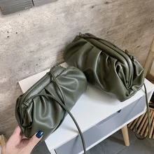 Women Simple Dumplings Messenger Bag Designer Retro New Fashion Cloud Female Crossbody Shoulder Bag Tide Handbag Clutch Bag