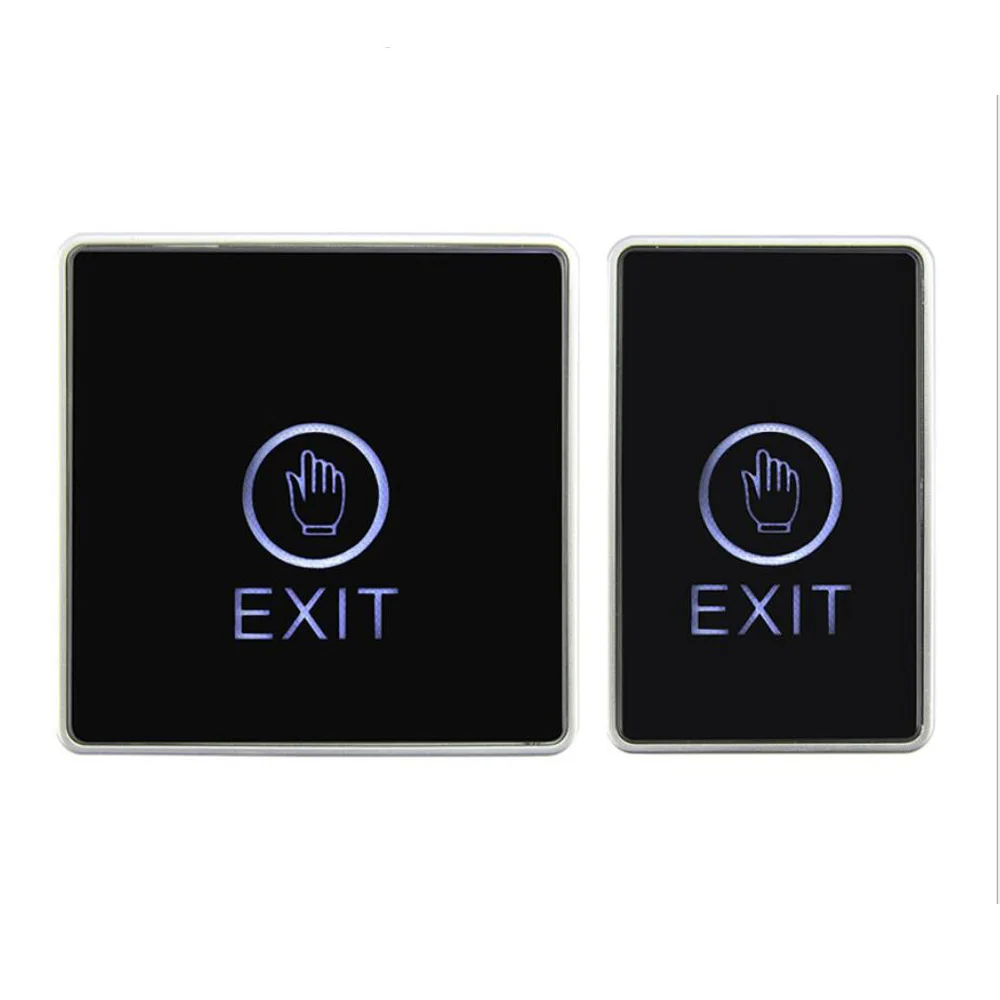 86*50MM Backlight Touch Exit Button Infrared Sensor Door Release Switch for  Access Control System With LED Indicator