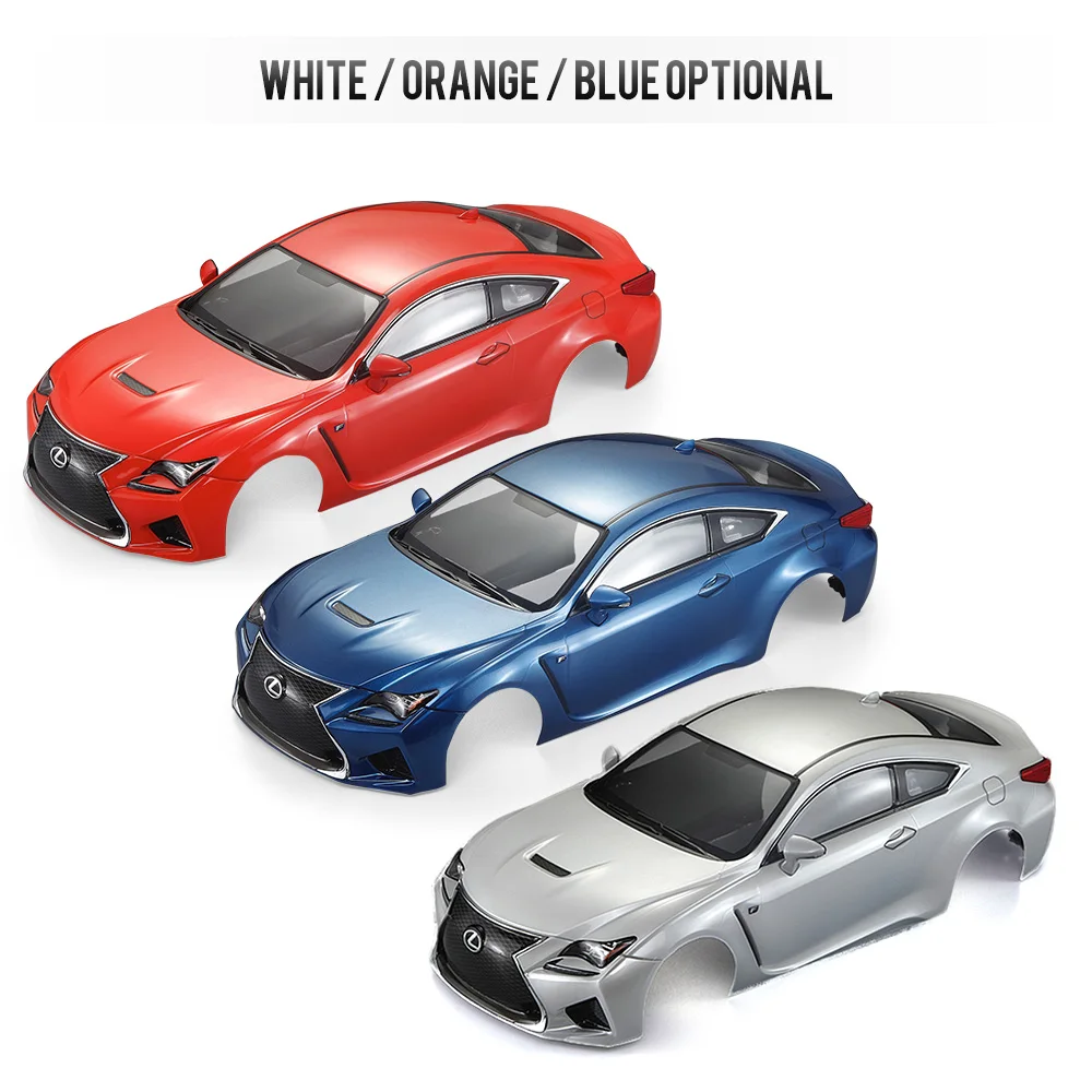 Чехол для радиоуправляемого автомобиля 48648 257 мм LEXUS RC F готового корпуса рама 1/10