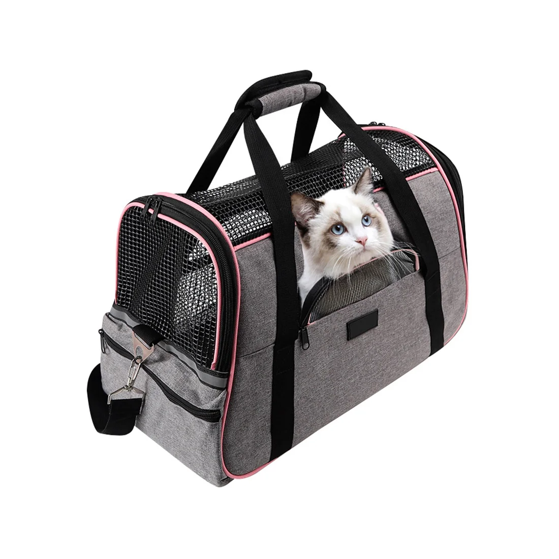 Спальные наружные аксессуары для транспортировки дорожный с молнией сумка складной холст сетка дышащая водонепроницаемая сумка для домашних животных портативные собаки