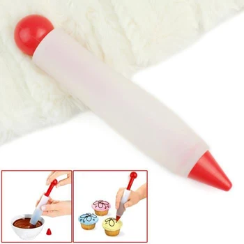 

New Portable Silicone Fondant Cake Decoration Pen Baking Decorating Squeezer Pen Food Writing Pen Pastry Baking Tools