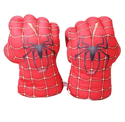 Plush Toys Creative Foreign Trade Spider-Man Boxing Gloves Children Adult Boxing Gloves Hulk Men And Women Birthday Gift