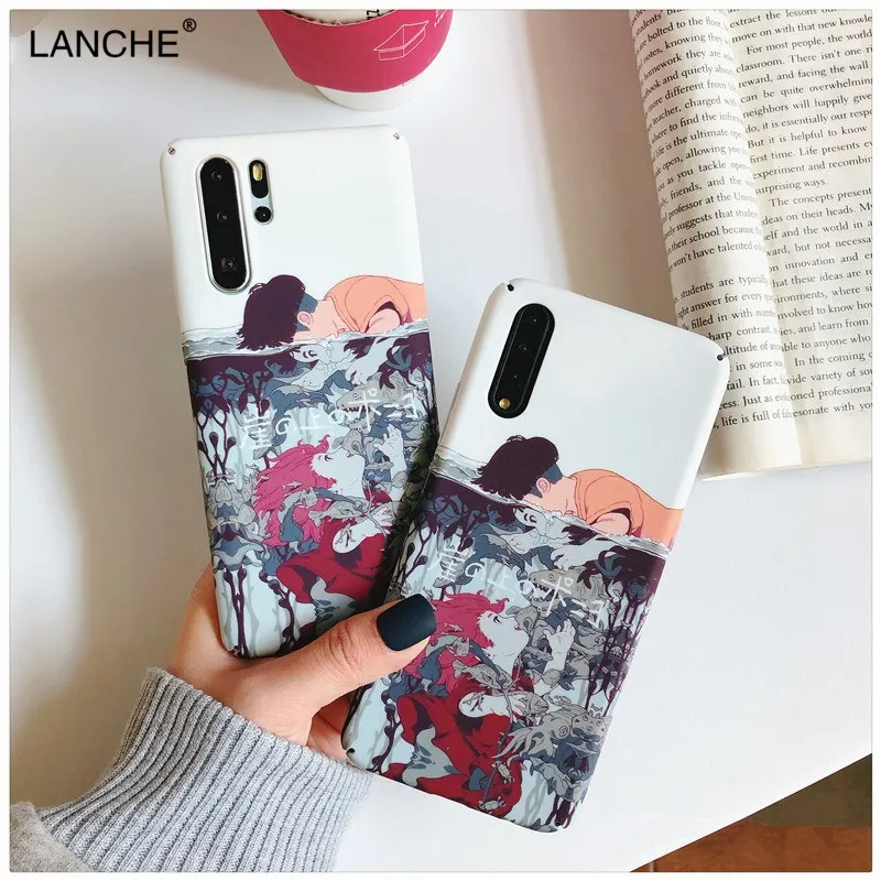 LANCHE аниме жесткий пластиковый чехол для телефона huawei P30 P20 Lite mate 20 Pro 30 Чехол Honor 10