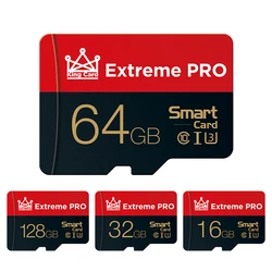 Carte mémoire haute vitesse Micro SD, 32 go 16 go 8 go 64 go 128 go, classe 10, adaptateur gratuit 