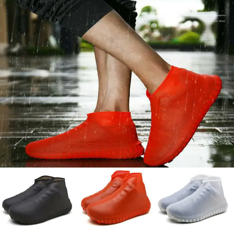 1 пара водонепроницаемые Нескользящие Чехлы для обуви на молнии|Бахилы| |