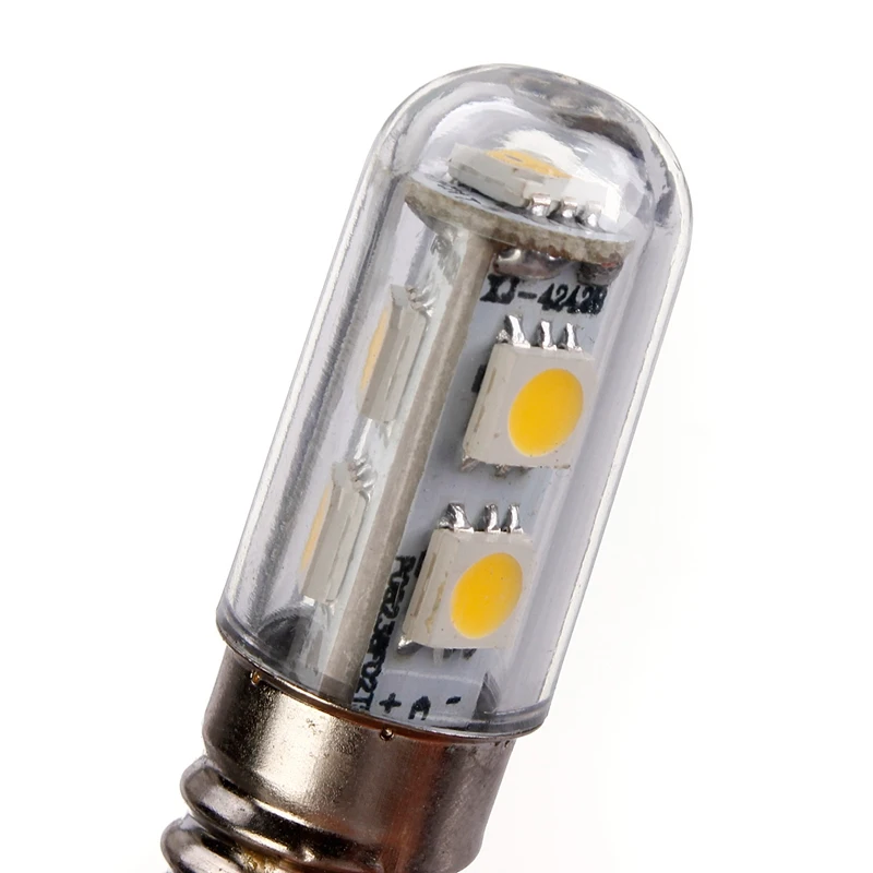 AC220V 240V E14 7LED холодильник лампы 5050 1 5 Вт мини швейной машины светильник лампа