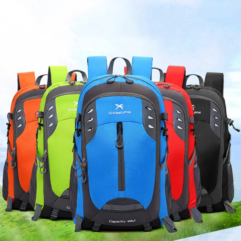 40L, мужские, женские, софтбэк сумки, для улицы, для путешествий, рюкзак, унисекс, для треккинга, альпинизма, водонепроницаемые, походные рюкзаки для мужчин