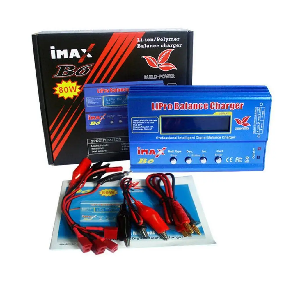 iMAX B6 Lipro NiMh Li-Ion Ni-Cd RC батарея баланс цифровой зарядное устройство Dis зарядное устройство интеллектуальное зарядное устройство