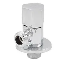 Офисный Серебряный треугольный угловой клапан 4/" x 4/5" Мужская резьба