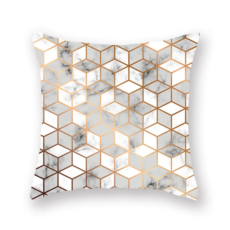 Геометрическая искусственная Подушка наволочка для диванной подушки из