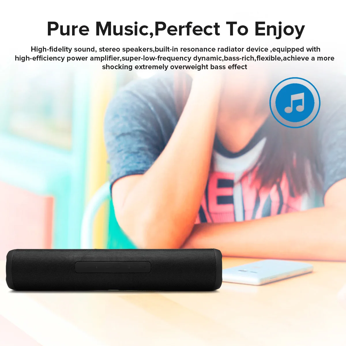 Водонепроницаемый bluetooth динамик портативный открытый перезаряжаемый беспроводной динамик s Саундбар сабвуфер громкий динамик TF MP3 встроенный микрофон