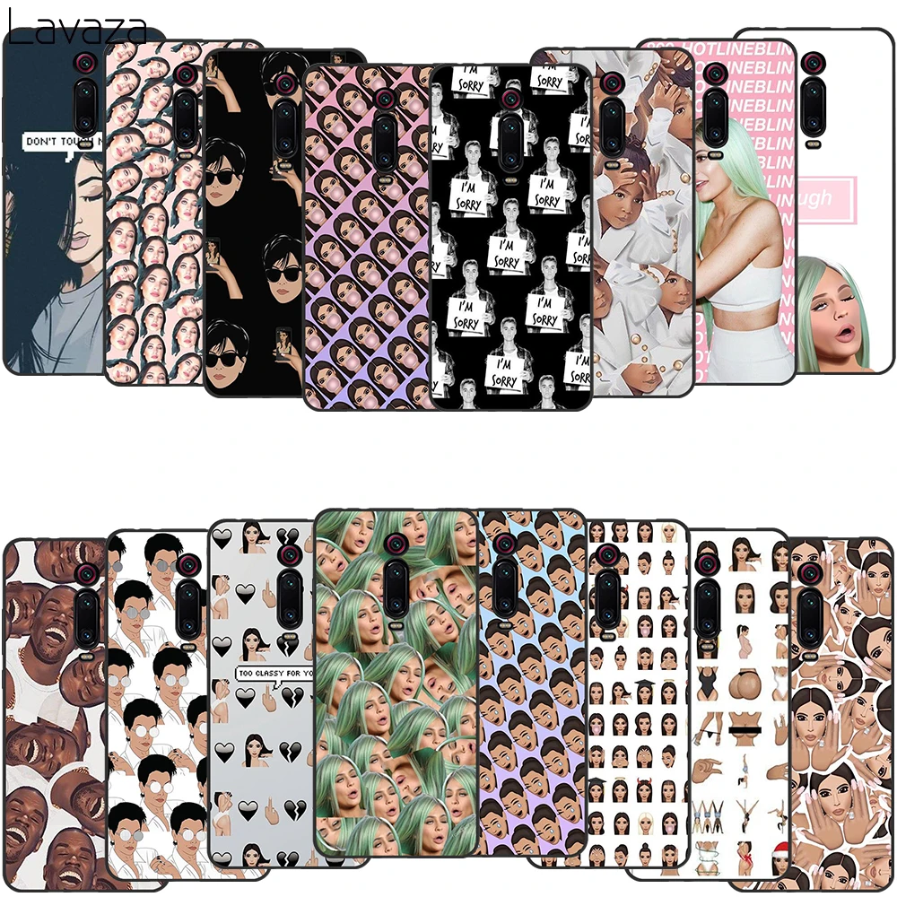 

Kylie Jenner Kimoji Soft Case for Xiaomi A3 9T Pro CC9E Mix 2S MAX3 Redmi 7A K20 Note8 Pro Cover