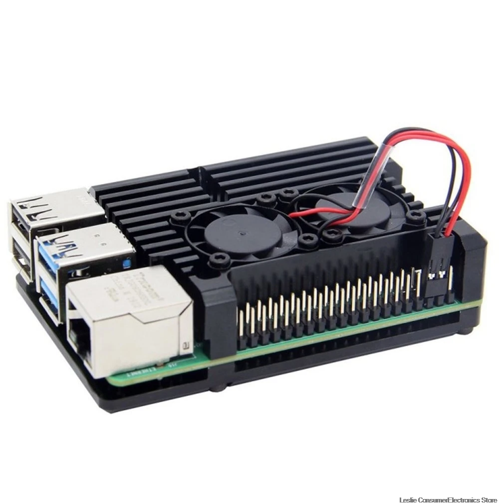 Для Raspberry Pi 4 металлический корпус 4 поколения для Raspberry Pi 4 поколения B+ коробка из алюминиевого сплава 4B тепловые аксессуары для раковины