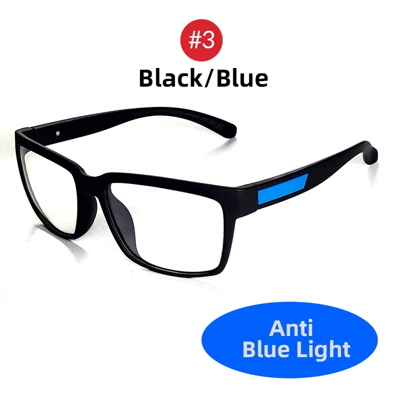 VIVIBEE Retro Matte TR90 Blue Light Blocking Square Eyeglasses