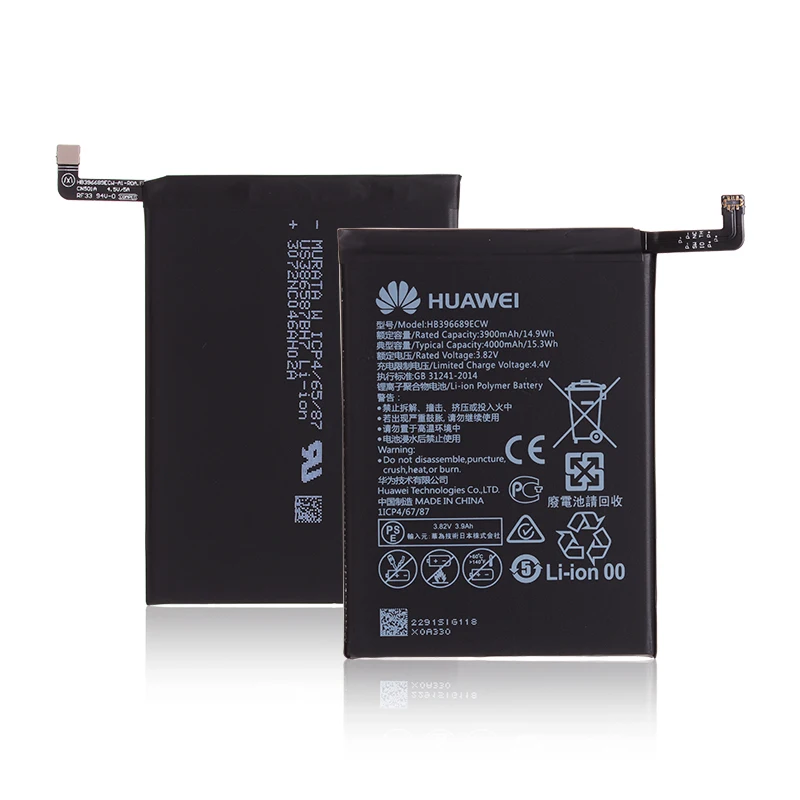 Батарея для huawei Коврики 9 Батарея HB396689ECW 3900 мА/ч, полный Ёмкость