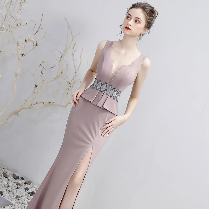 Восточное женское длинное вечернее платье Cheongsam современный китайский халат Qipao продвижение Сплит Qi Pao Женские китайские платья халат