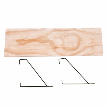 

Modern Wood Wall Shelf Loft Dorm Storage Shelf Sitting Room Bookshelf DIY Decor