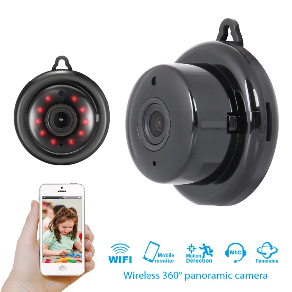 2,8 мм объектив 1080P HD камера беспроводная IP IR ночного видения умный дом CCTV мини видеокамера с Wi-Fi монитор для детей