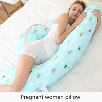 

Ergonomic Pregnancy Soft Maternity Pillow For Side Sleeper Rest Leg Pillow Hold Abdomen H Type Body Pillow U coussin grossesse