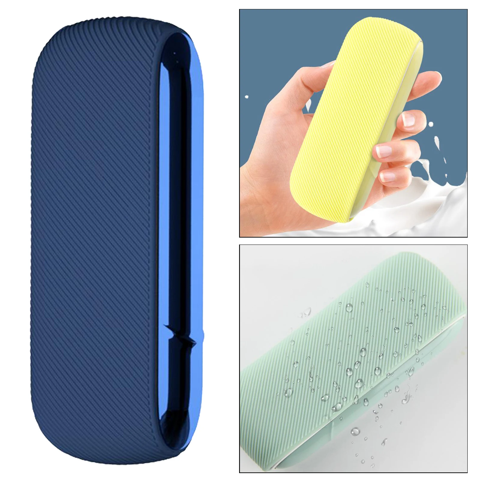 Twill Durable Soft Texture Case for IQOS 3.0 Protective Silicone Rubber Sleeve Cover Shield Wrap 