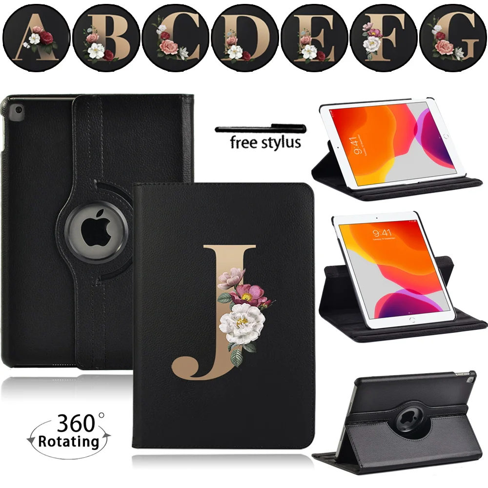 

360 Rotation for Apple IPad 7th Gen (2019)/IPad 8th Gen (2020) 10.2" Drop resistance Automatic Dormancy Collapsible Cover Case