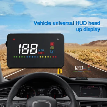

HUD head up display for F10 F11 F30 F32 E60 F15 F25 G30 hud display overspeed warning windshield auto electronic voltage alarm