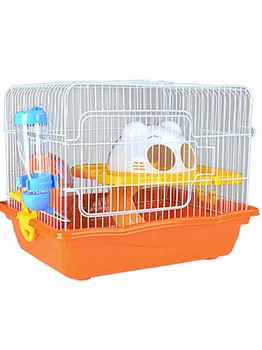 

Hamster cage villa supplies complete with cage nest gold silk bear oversized 47 basic cage package