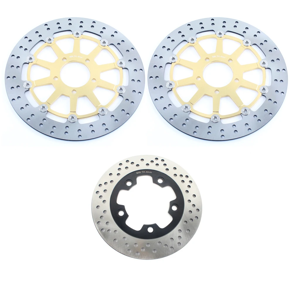 BIKINGBOY для Suzuki GSXR 600 1997-2003 GSXR 750 1996-2003 GSXR 1000 2001-2002 TL 1000 R S передние задние тормозные диски Диски роторы - Цвет: Gold