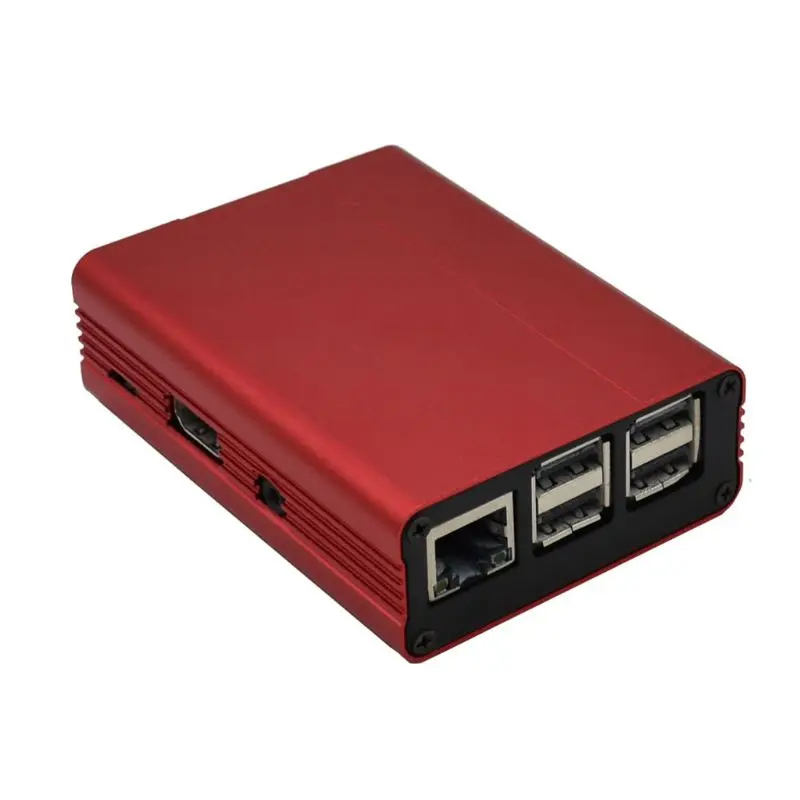 1 комплект Алюминий сплав чехол металлический корпус с отверткой для Raspberry Pi 3B+/3 2B аксессуары