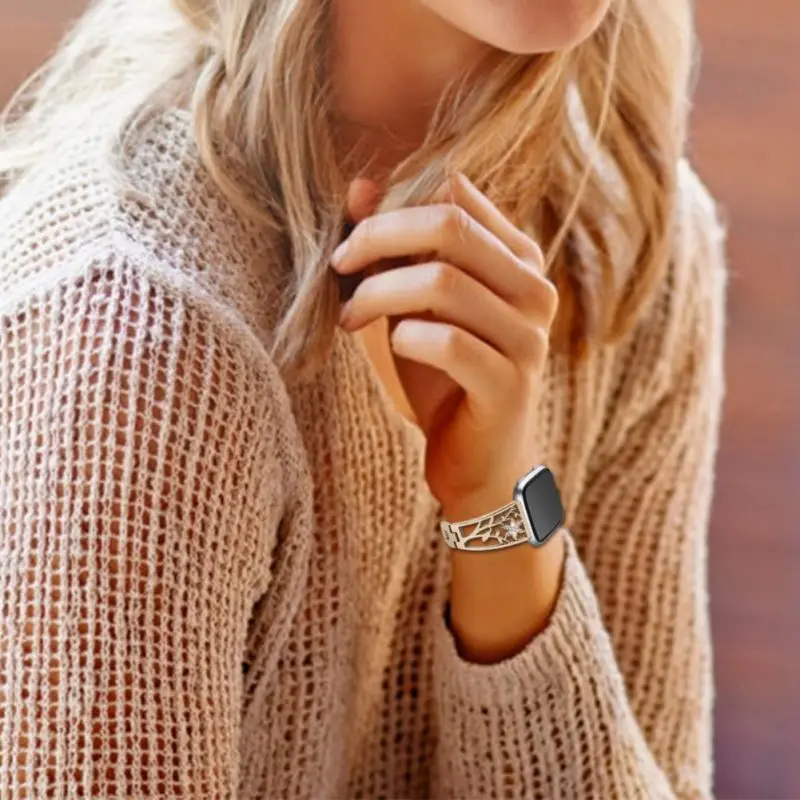 Часы браслет с для Fitbit Versa Lite из нержавеющей стали металлический ремешок браслет наручные браслеты Сменные аксессуары