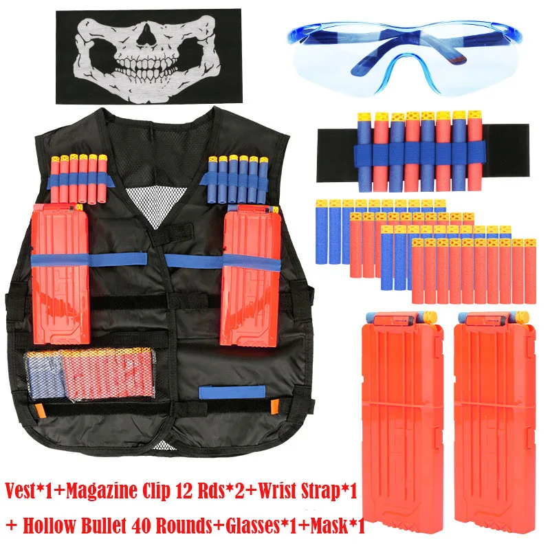 Аксессуары для пистолета Nerf уличное игровое снаряжение подарок на Рождество